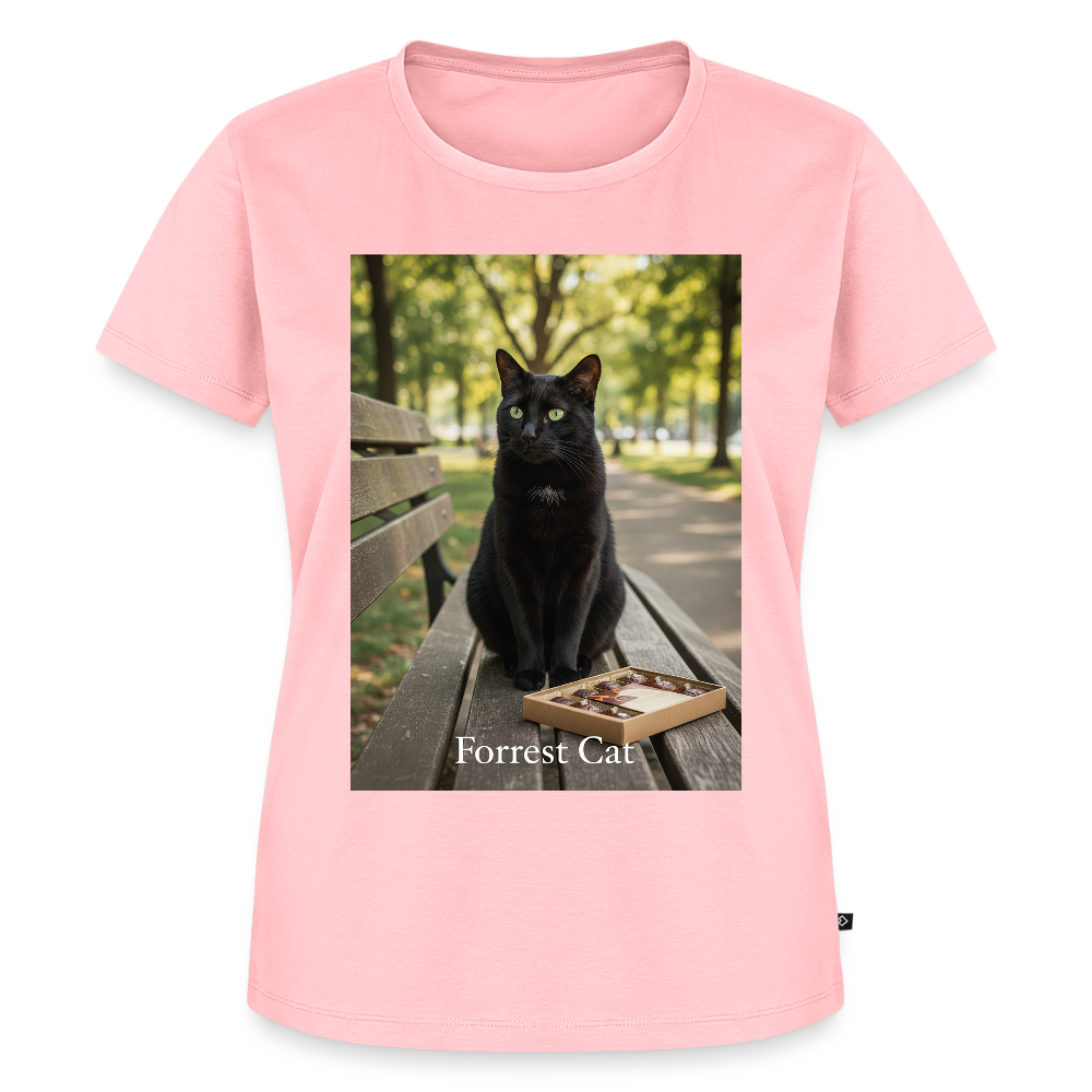 Forrest Cat – Krümel wartet | Frauen Premium T-Shirt - Rosa