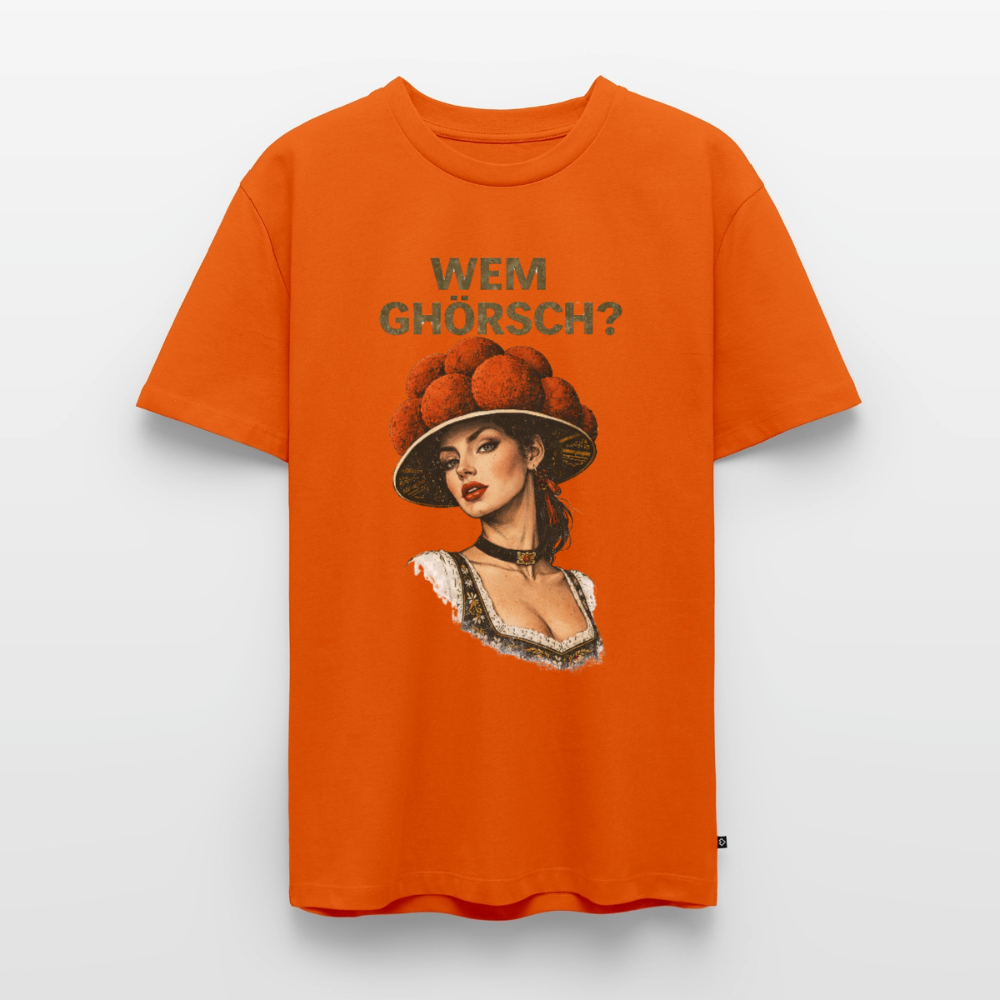 Wem ghörsch? – Schwarzwald Edition | Männer Premium T-Shirt - Orange 