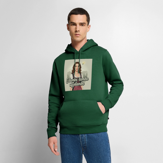 E Lambe, lambe, uffelambe – Alemannischer Geistesblitz | Männer Premium Hoodie - Flaschengrün