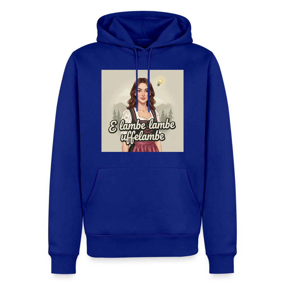 E Lambe, lambe, uffelambe – Alemannischer Geistesblitz | Männer Premium Hoodie - Royalblau