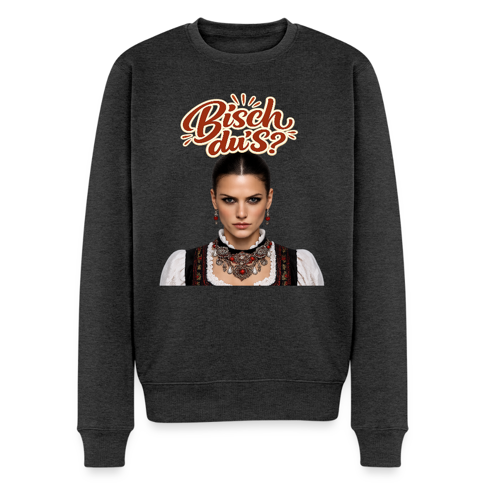 Schwarzwaldstolz – Sie weiß, wer sie isch |  Männer Premium Pullover - Anthrazit meliert