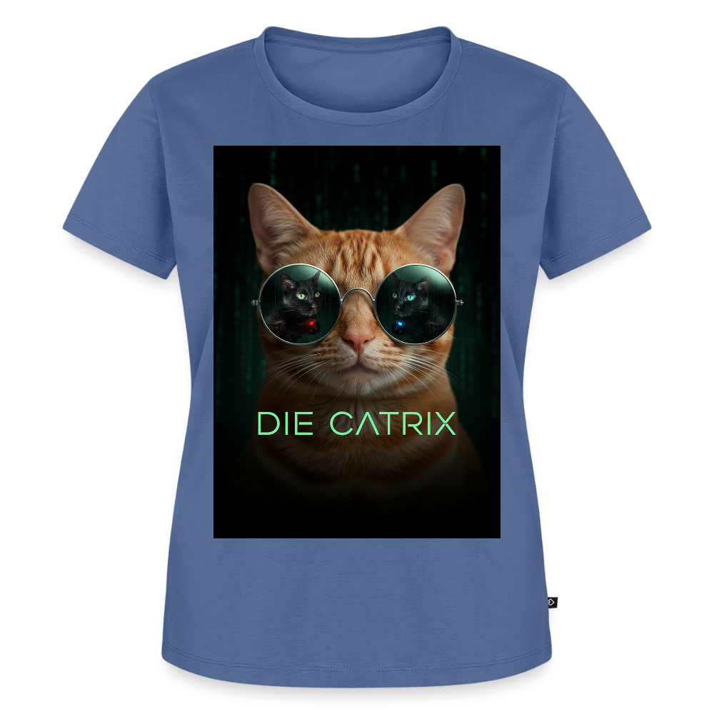 Die Catrix – Krümel erwacht | Frauen Premium T-Shirt - Taubenblau