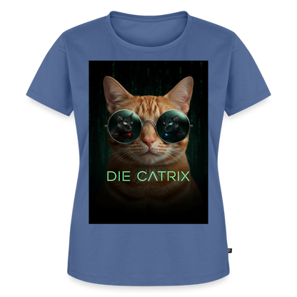 Die Catrix – Krümel erwacht | Frauen Premium T-Shirt - Taubenblau