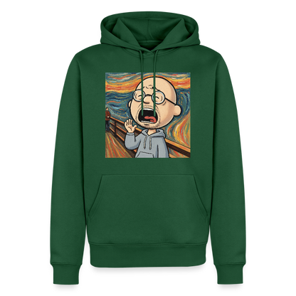 Der Schrei… aber heute bin ich dran | Männer Premium Hoodie - Flaschengrün