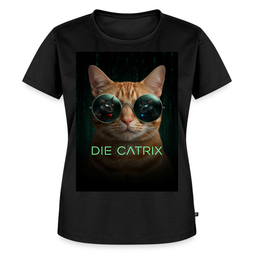 Die Catrix – Krümel erwacht | Frauen Premium T-Shirt - Schwarz
