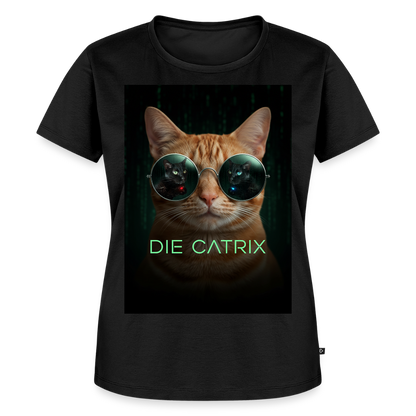 Die Catrix – Krümel erwacht | Frauen Premium T-Shirt - Schwarz