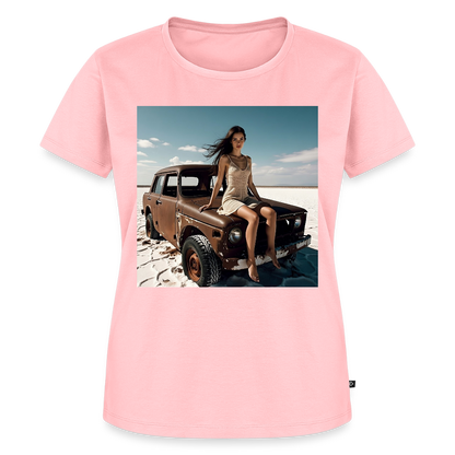 Warten auf irgendwas | Frauen Premium T-Shirt - Rosa