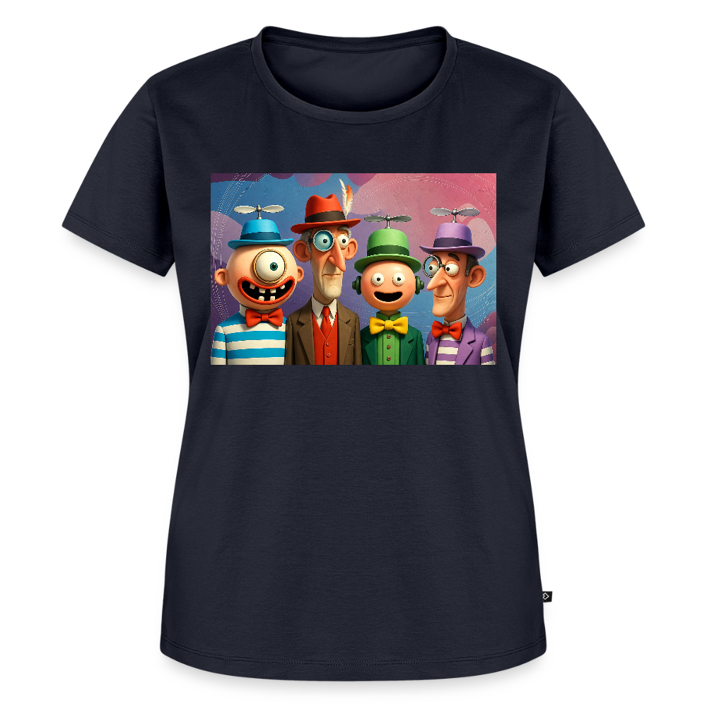 Gedankenkreise auf Hochtouren | Frauen Premium T-Shirt - Navy