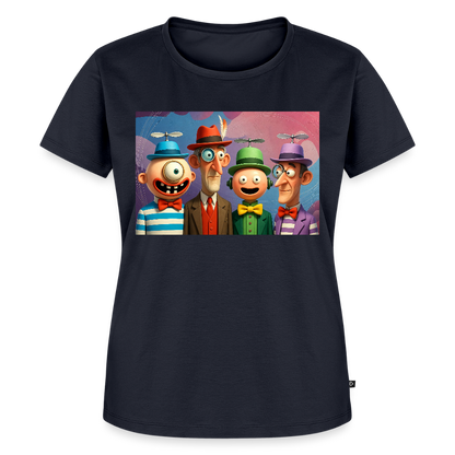 Gedankenkreise auf Hochtouren | Frauen Premium T-Shirt - Navy