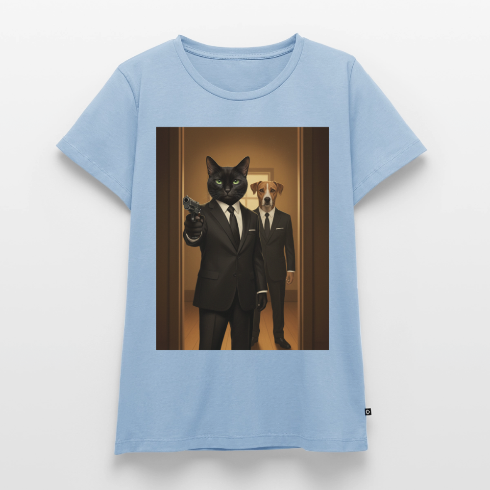 Krümel – Say Meow Again | Frauen Premium T-Shirt - Hellblau