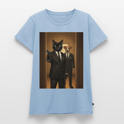 Krümel – Say Meow Again | Frauen Premium T-Shirt - Hellblau