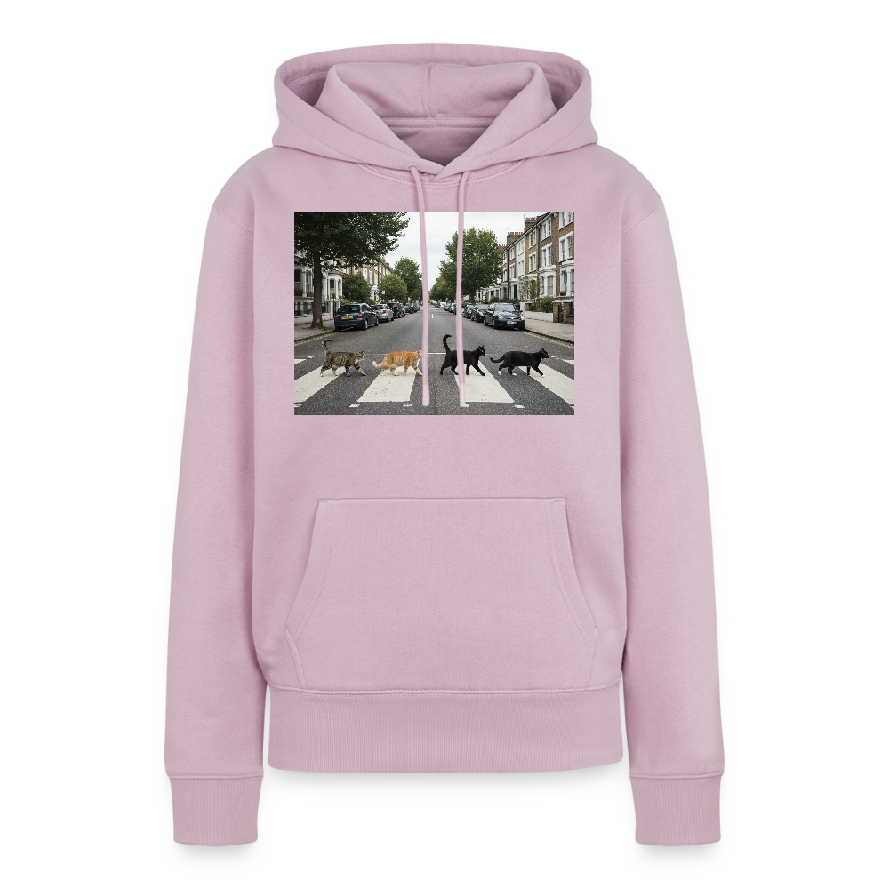 The Purrfect Crossing – Wir waren vor der Band da | Frauen Premium Hoodie - Altrosa