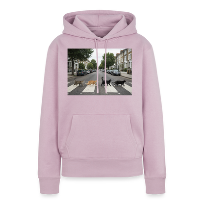 The Purrfect Crossing – Wir waren vor der Band da | Frauen Premium Hoodie - Altrosa