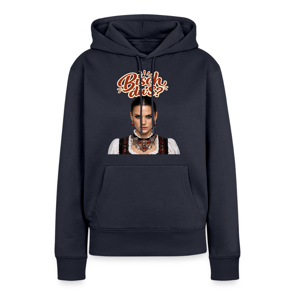Schwarzwaldstolz – Sie weiß, wer sie isch | Frauen Premium Hoodie - Navy