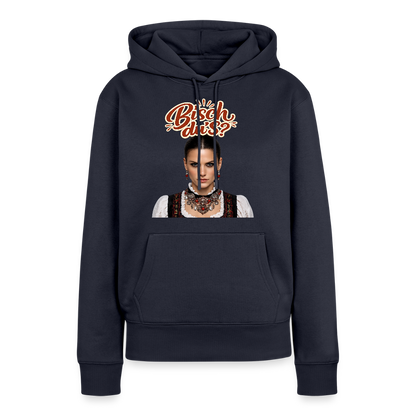 Schwarzwaldstolz – Sie weiß, wer sie isch | Frauen Premium Hoodie - Navy
