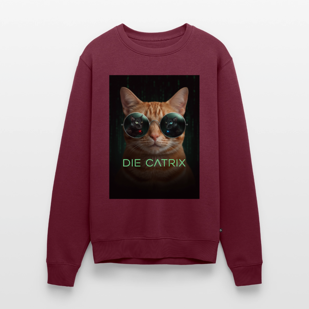 Die Catrix – Krümel erwacht |  Männer Premium Pullover - Burgunderrot
