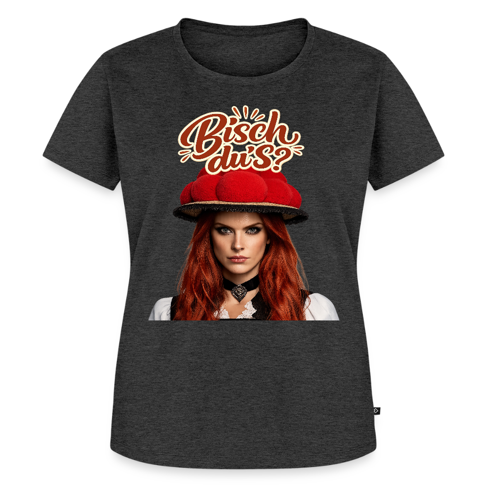 Bisch du’s? – Schwarzwaldmädel | Frauen Premium T-Shirt - Anthrazit meliert