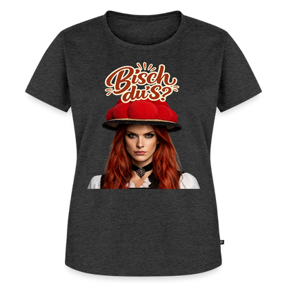 Bisch du’s? – Schwarzwaldmädel | Frauen Premium T-Shirt - Anthrazit meliert