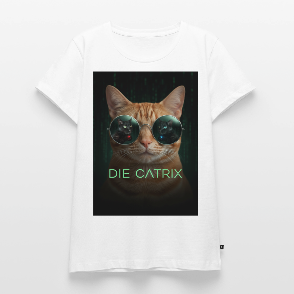 Die Catrix – Krümel erwacht | Frauen Premium T-Shirt - Weiß