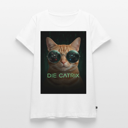 Die Catrix – Krümel erwacht | Frauen Premium T-Shirt - Weiß