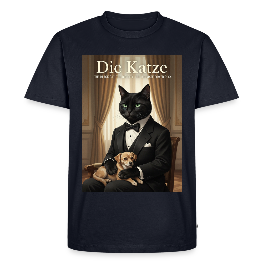 Die Katze – Krümel regelt das | Männer Premium T-Shirt - Navy
