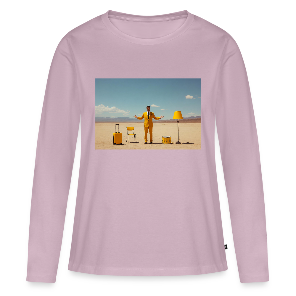Alles im Griff (theoretisch) | Frauen Premium Bio Langarmshirt - Altrosa