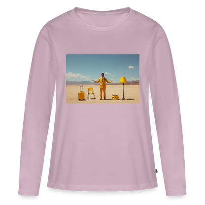 Alles im Griff (theoretisch) | Frauen Premium Bio Langarmshirt - Altrosa