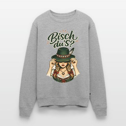 Bisch du’s? – Der Blick sagt alles |  Männer Premium Pullover - Grau meliert