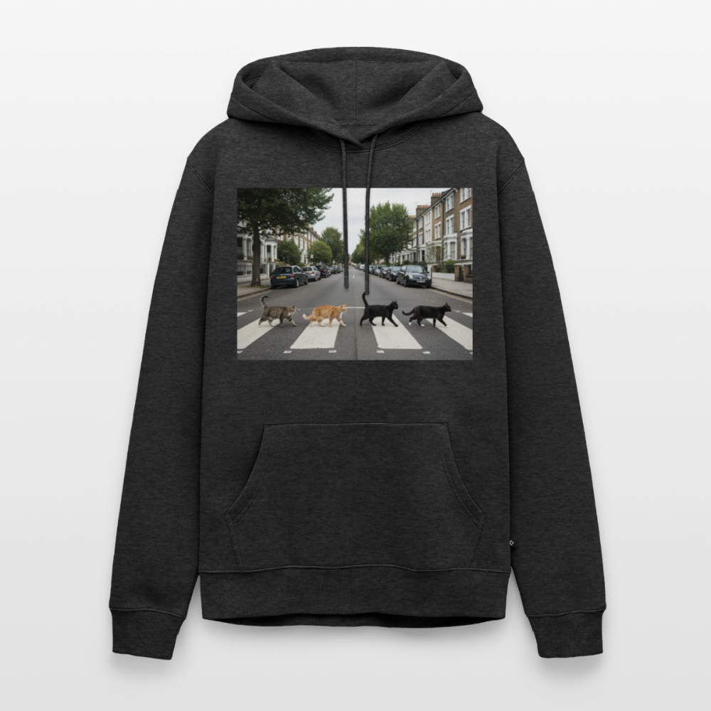 The Purrfect Crossing – Wir waren vor der Band da | Männer Premium Hoodie - Anthrazit meliert