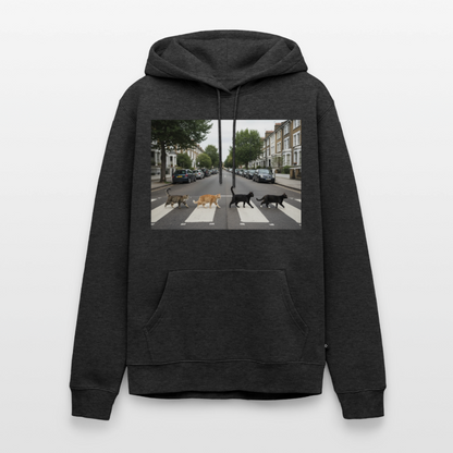 The Purrfect Crossing – Wir waren vor der Band da | Männer Premium Hoodie - Anthrazit meliert