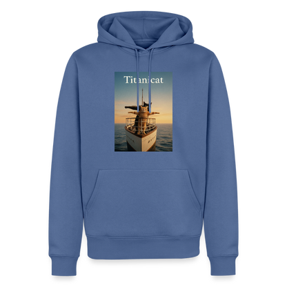 Titanicat – Ich bin der König der Kratzbäume | Männer Premium Hoodie - Taubenblau