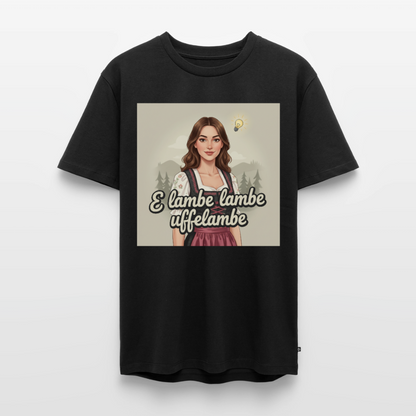 E Lambe, lambe, uffelambe – Alemannischer Geistesblitz | Männer Premium T-Shirt - Schwarz