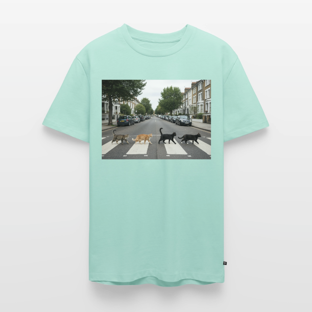 The Purrfect Crossing – Wir waren vor der Band da | Männer Premium T-Shirt - Mint 