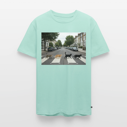 The Purrfect Crossing – Wir waren vor der Band da | Männer Premium T-Shirt - Mint 