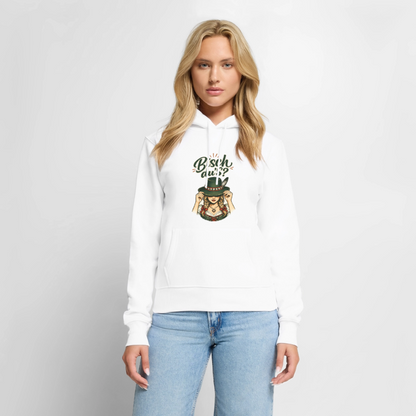 Bisch du’s? – Der Blick sagt alles | Frauen Premium Hoodie - Weiß