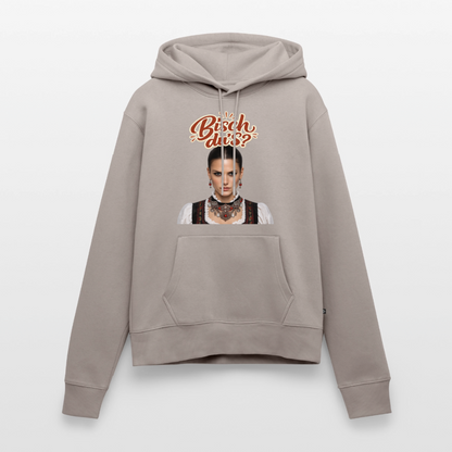 Schwarzwaldstolz – Sie weiß, wer sie isch | Frauen Premium Hoodie - Taupe