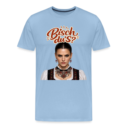 Schwarzwaldstolz – Sie weiß, wer sie isch | Männer Premium T-Shirt - Sky