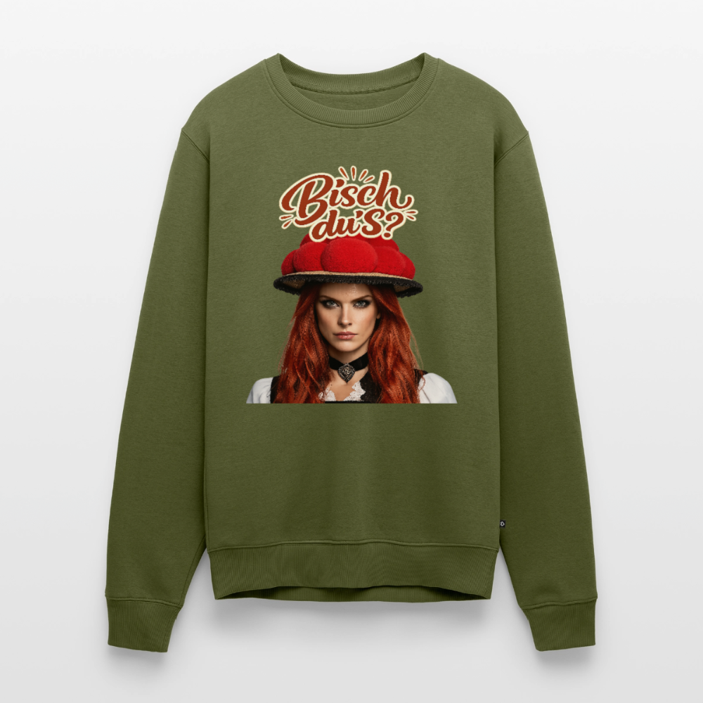 Bisch du’s? – Schwarzwaldmädel |  Männer Premium Pullover - Khaki