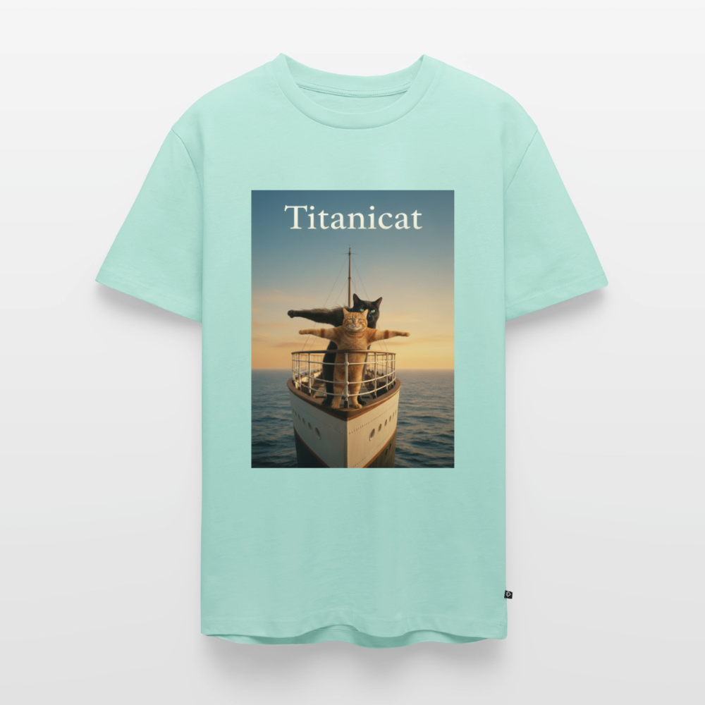 Titanicat – Ich bin der König der Kratzbäume | Männer Premium T-Shirt - Mint 