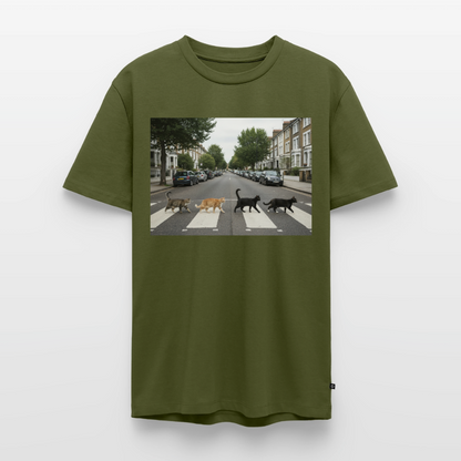 The Purrfect Crossing – Wir waren vor der Band da | Männer Premium T-Shirt - Khaki