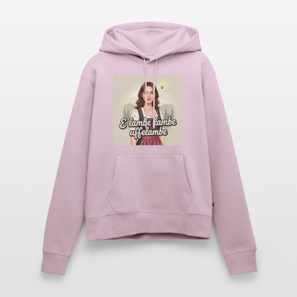 E Lambe, lambe, uffelambe – Alemannischer Geistesblitz | Frauen Premium Hoodie - Altrosa