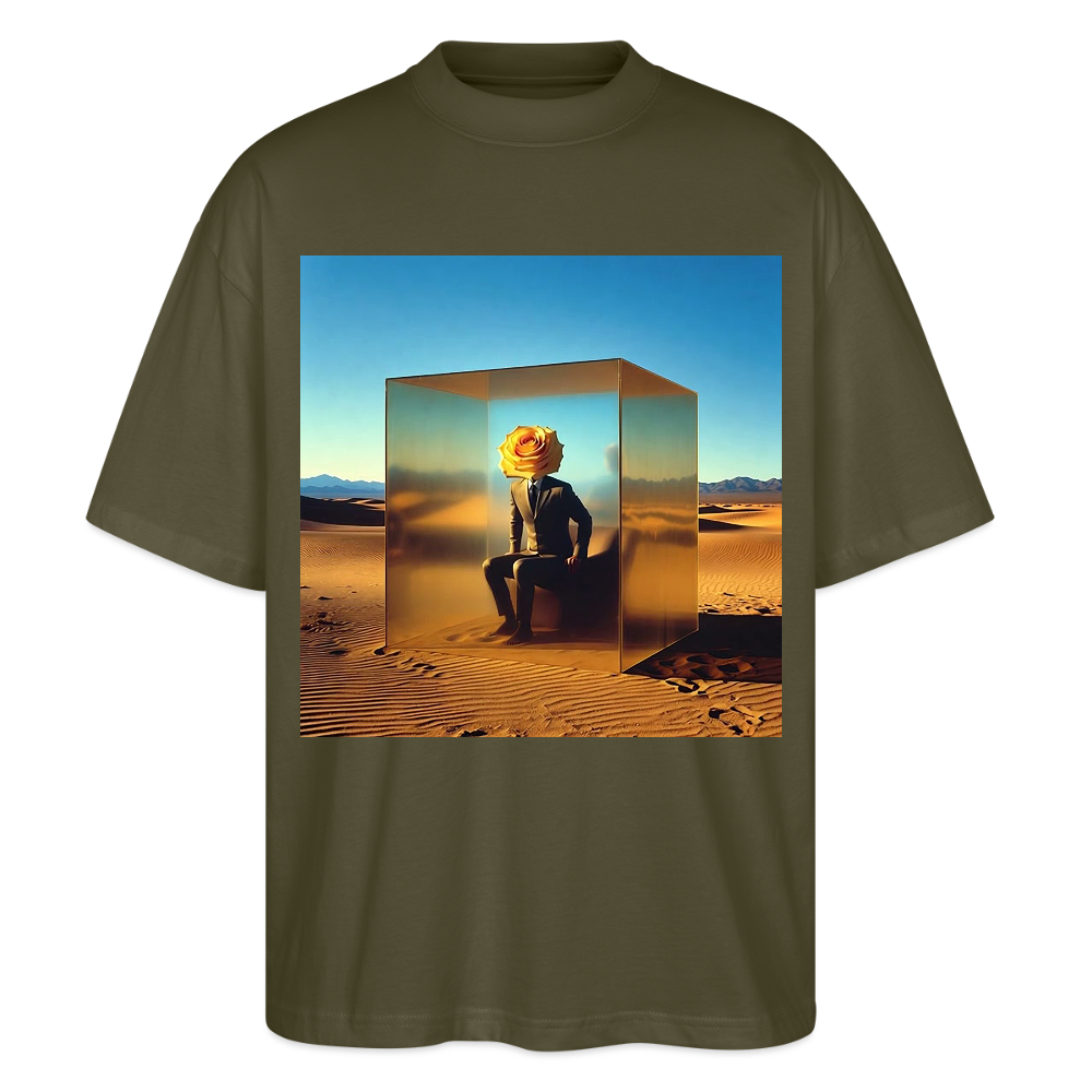Gefühle unter Glas | Stanley/Stella Oversized Unisex Bio T-Shirt Blaster - Khaki