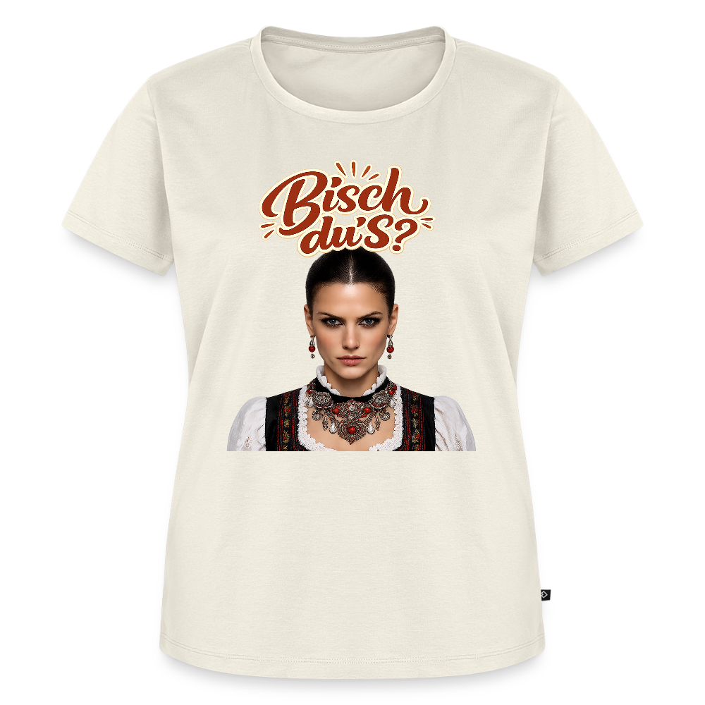 Schwarzwaldstolz – Sie weiß, wer sie isch | Frauen Premium T-Shirt - Naturweiß