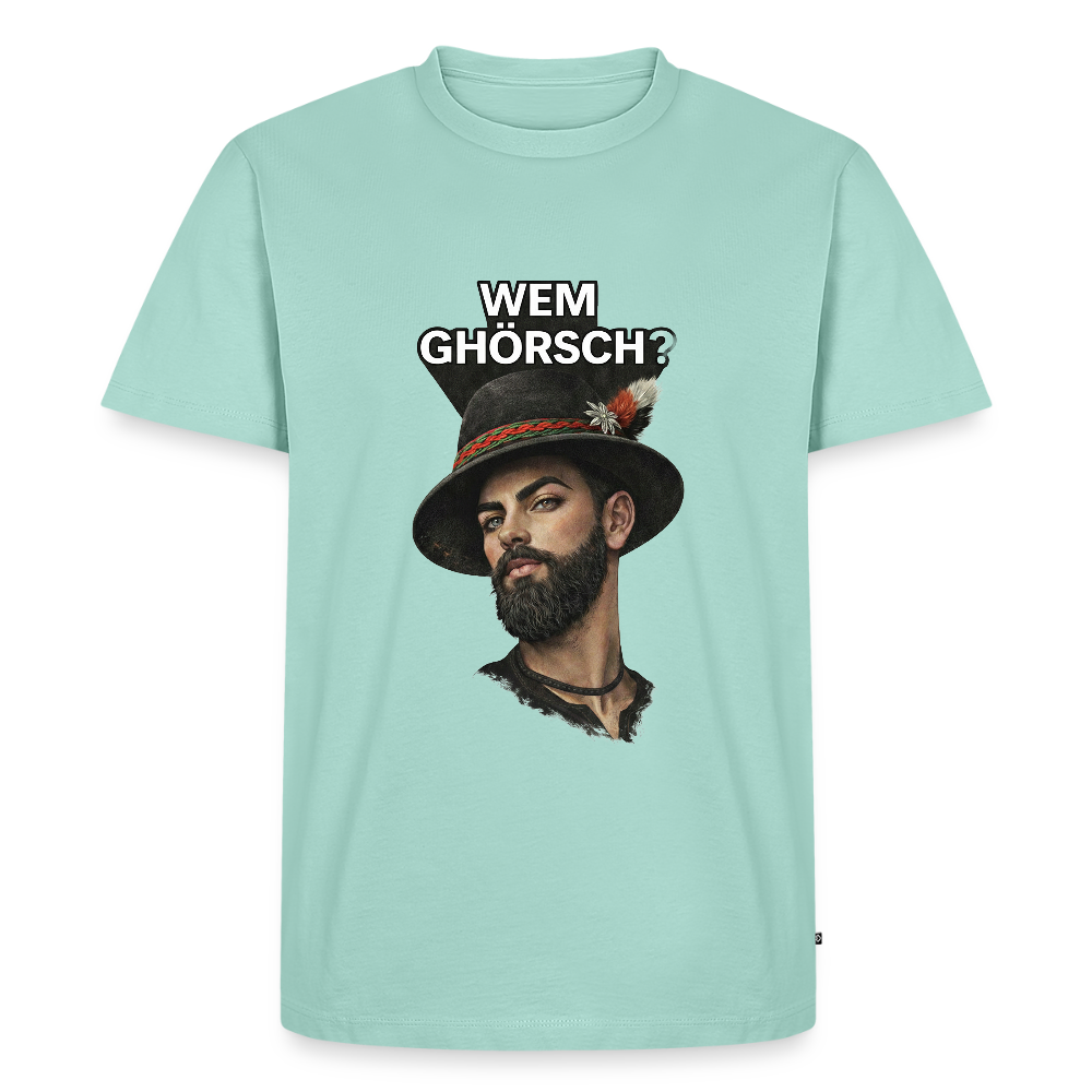 Wem ghörsch? – Alemannische Klärung | Männer Premium T-Shirt - Mint 