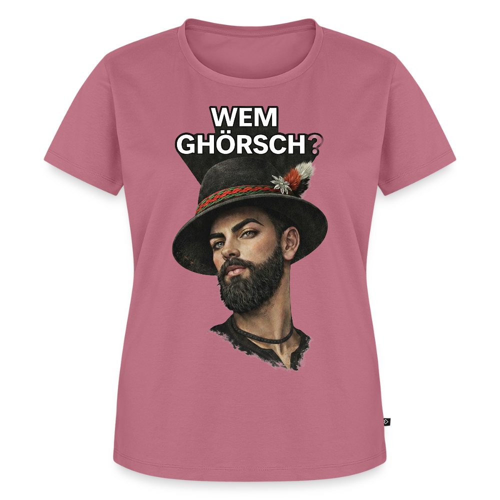 Wem ghörsch? – Alemannische Klärung | Frauen Premium T-Shirt - Mauve