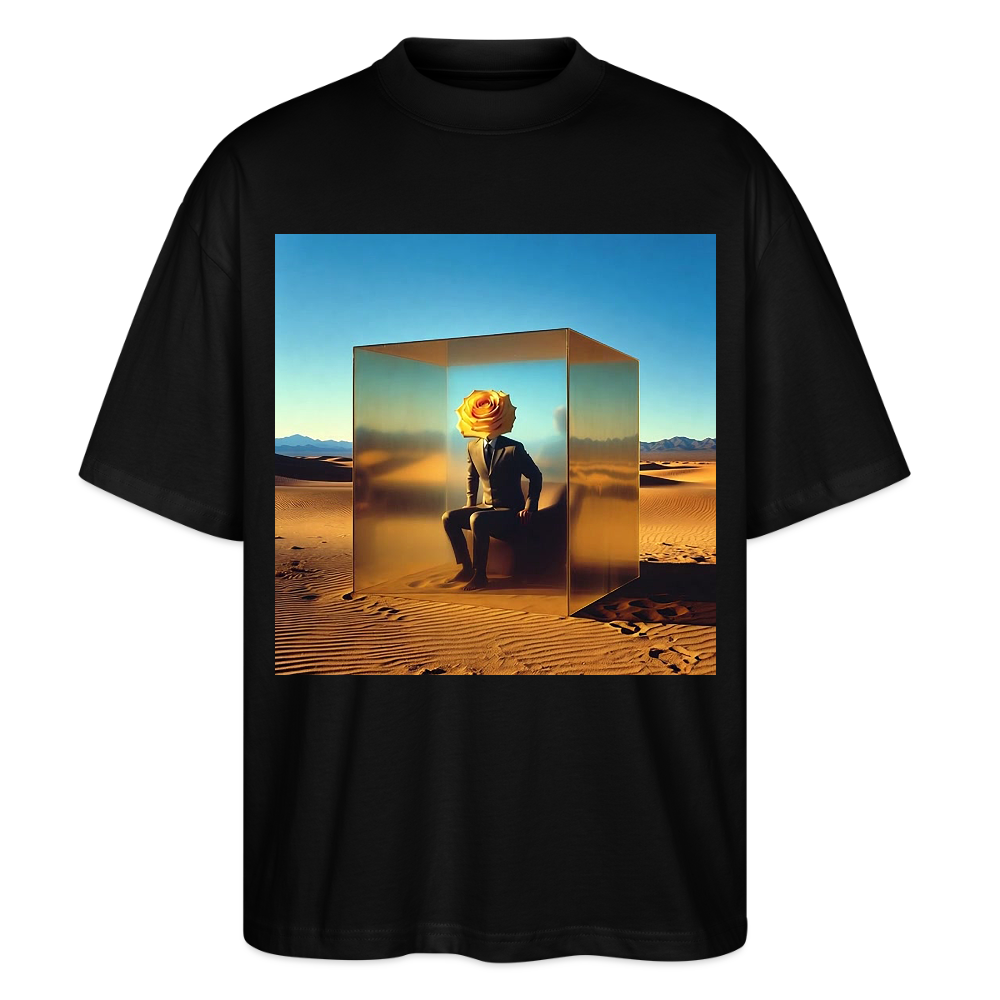 Gefühle unter Glas | Stanley/Stella Oversized Unisex Bio T-Shirt Blaster - Schwarz