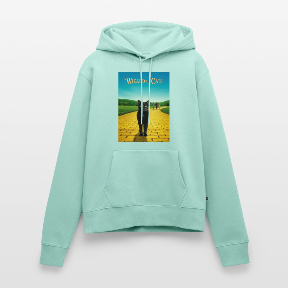 Wizard of Cats – Der gelbe Weg gehört Krümel | Frauen Premium Hoodie - Mint 