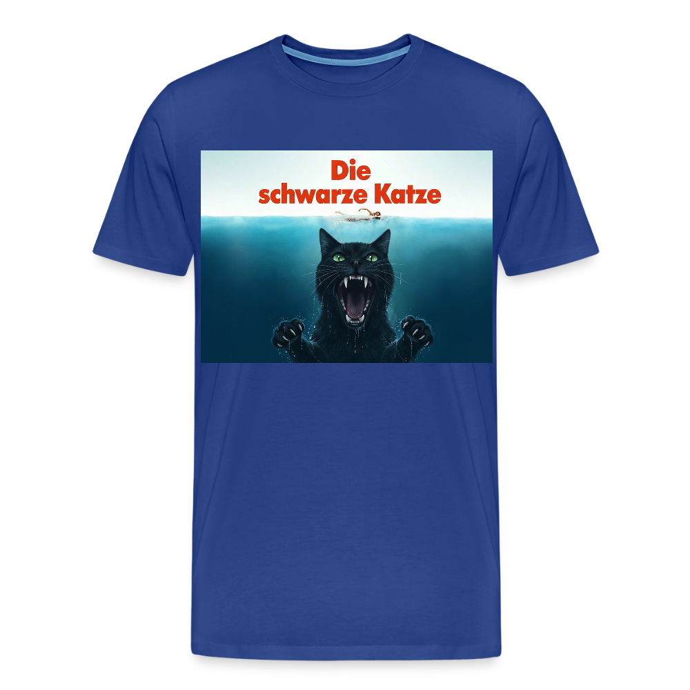 Die schwarze Katze – Krümel taucht auf | Männer Premium T-Shirt - Königsblau