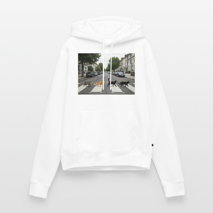 The Purrfect Crossing – Wir waren vor der Band da | Frauen Premium Hoodie - Weiß