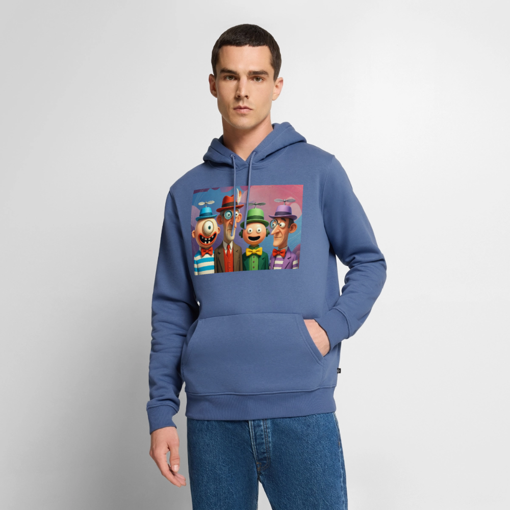 Gedankenkreise auf Hochtouren | Männer Premium Hoodie - Taubenblau